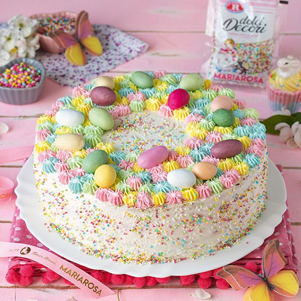 Torta di Pasqua decorata