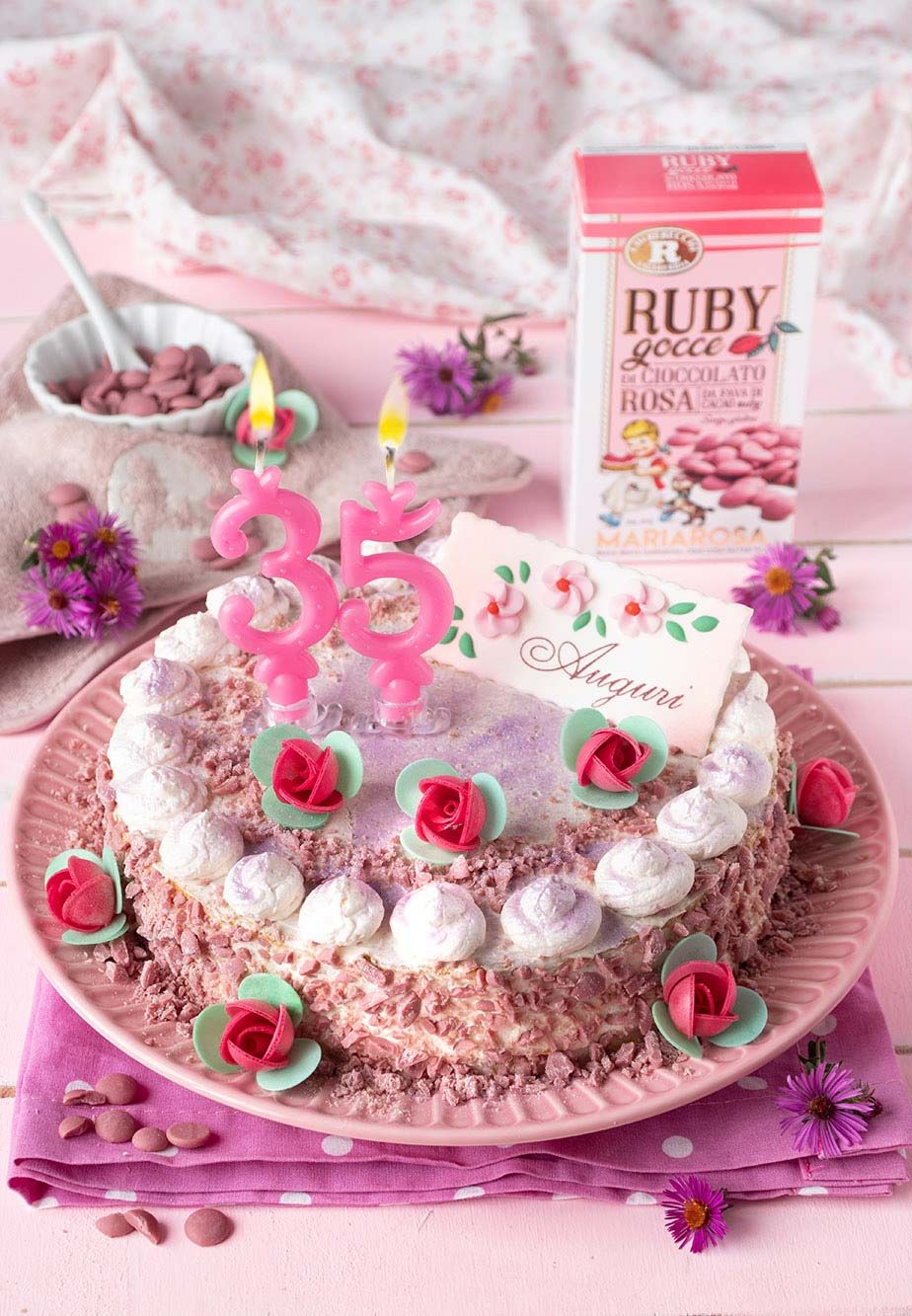 Torta di compleanno ruby di Mariarosa