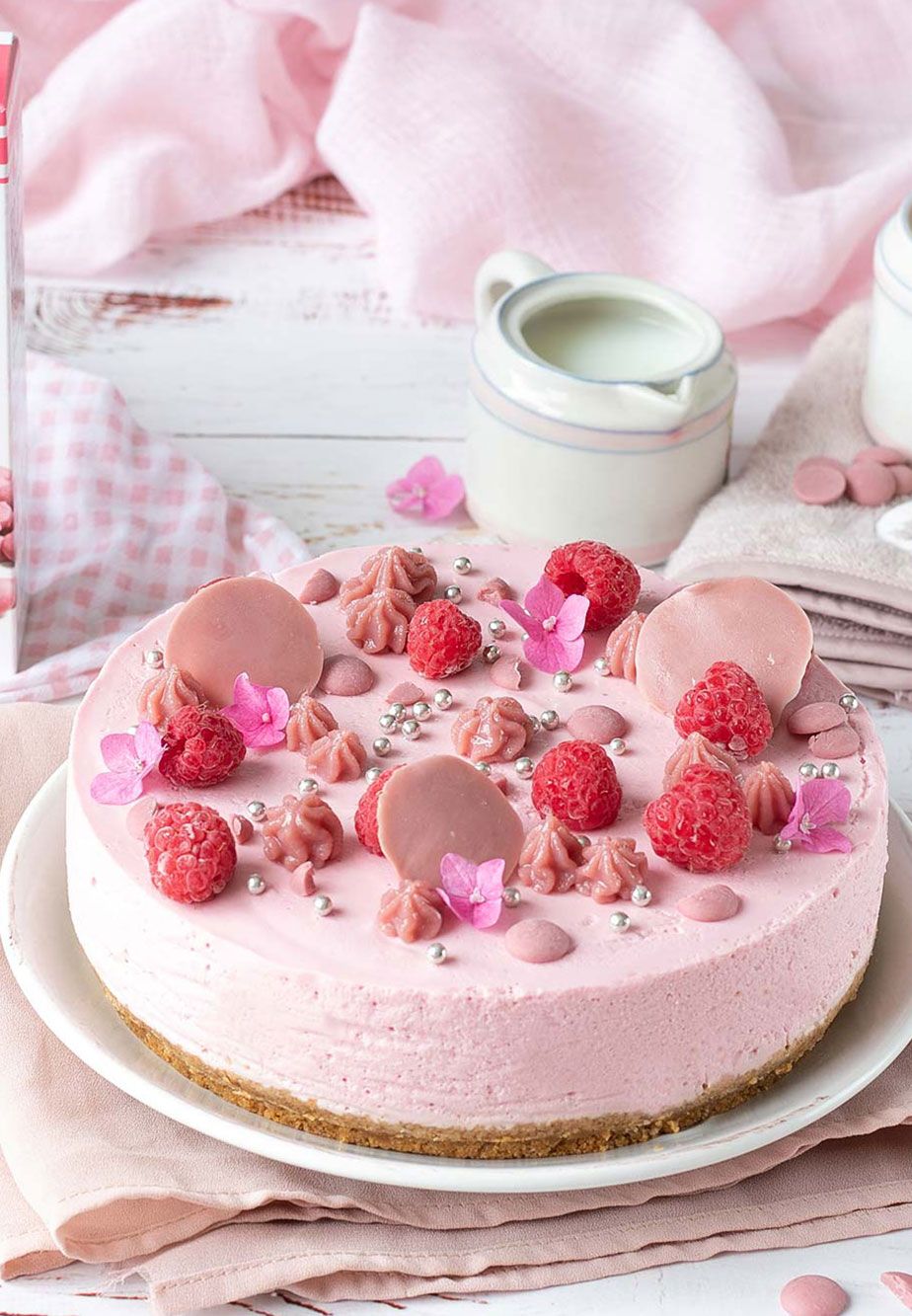 Cheesecake al lampone e cioccolato RUBY