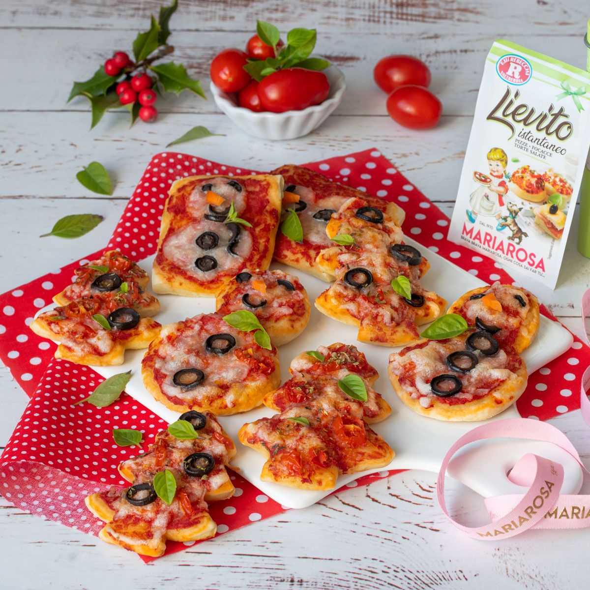 Pizzette natalizie