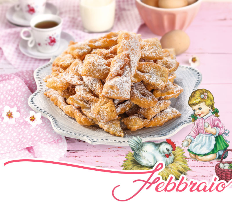 Pulsante rubriche di febbraio