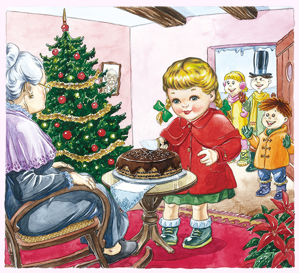 Mariarosa festeggia la nonna