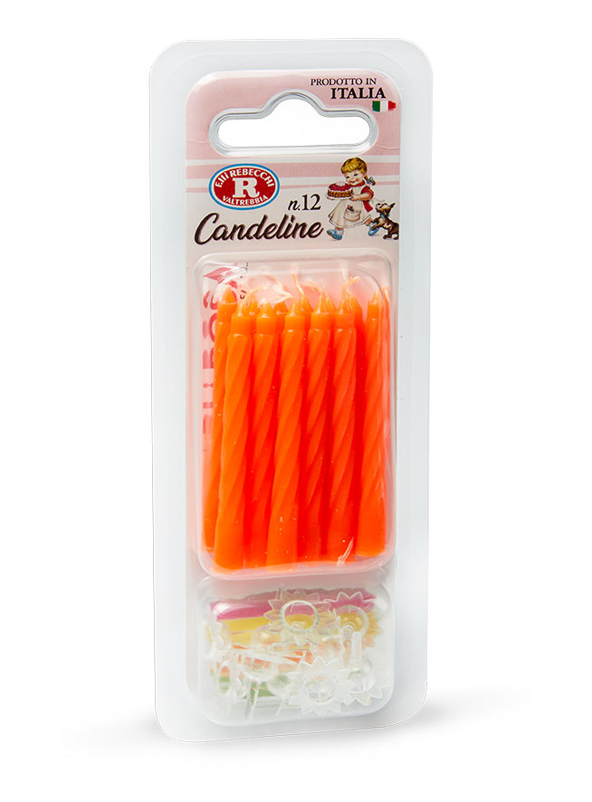 Candelina Fluo Arancione