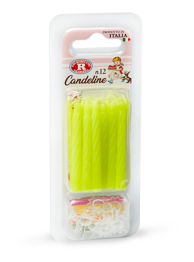 Candelina Fluo Giallo