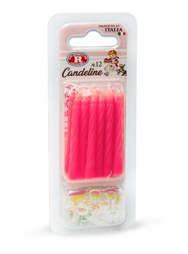 Candelina Fluo Rosa