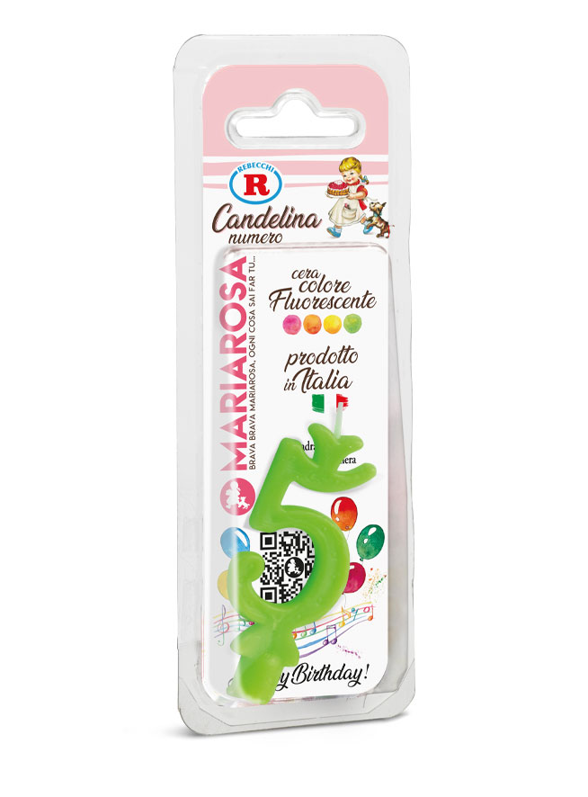 Candelina Fluo verde
