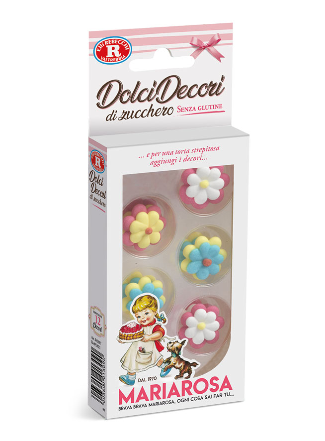 Dolce decori di zucchero Mariarosa
