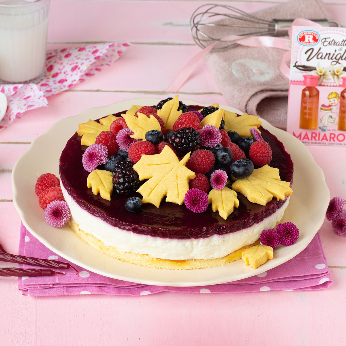 Cheesecake ai frutti di bosco