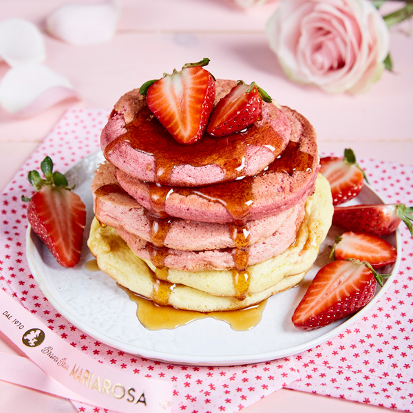 Ombré pancakes soffici