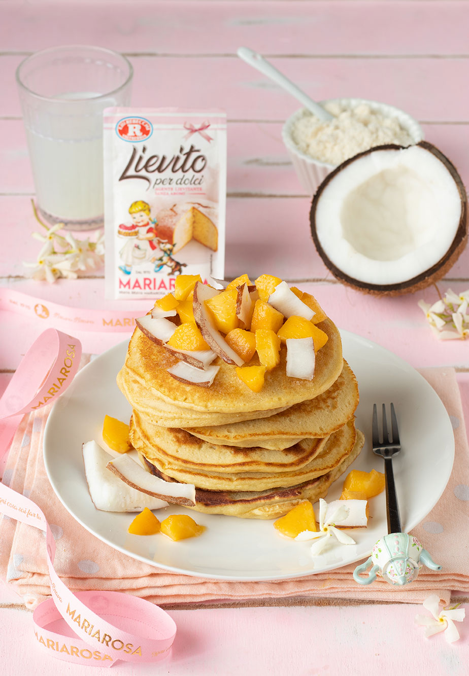 Pancakes al cocco