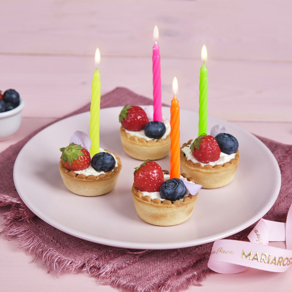Tartellette di compleanno