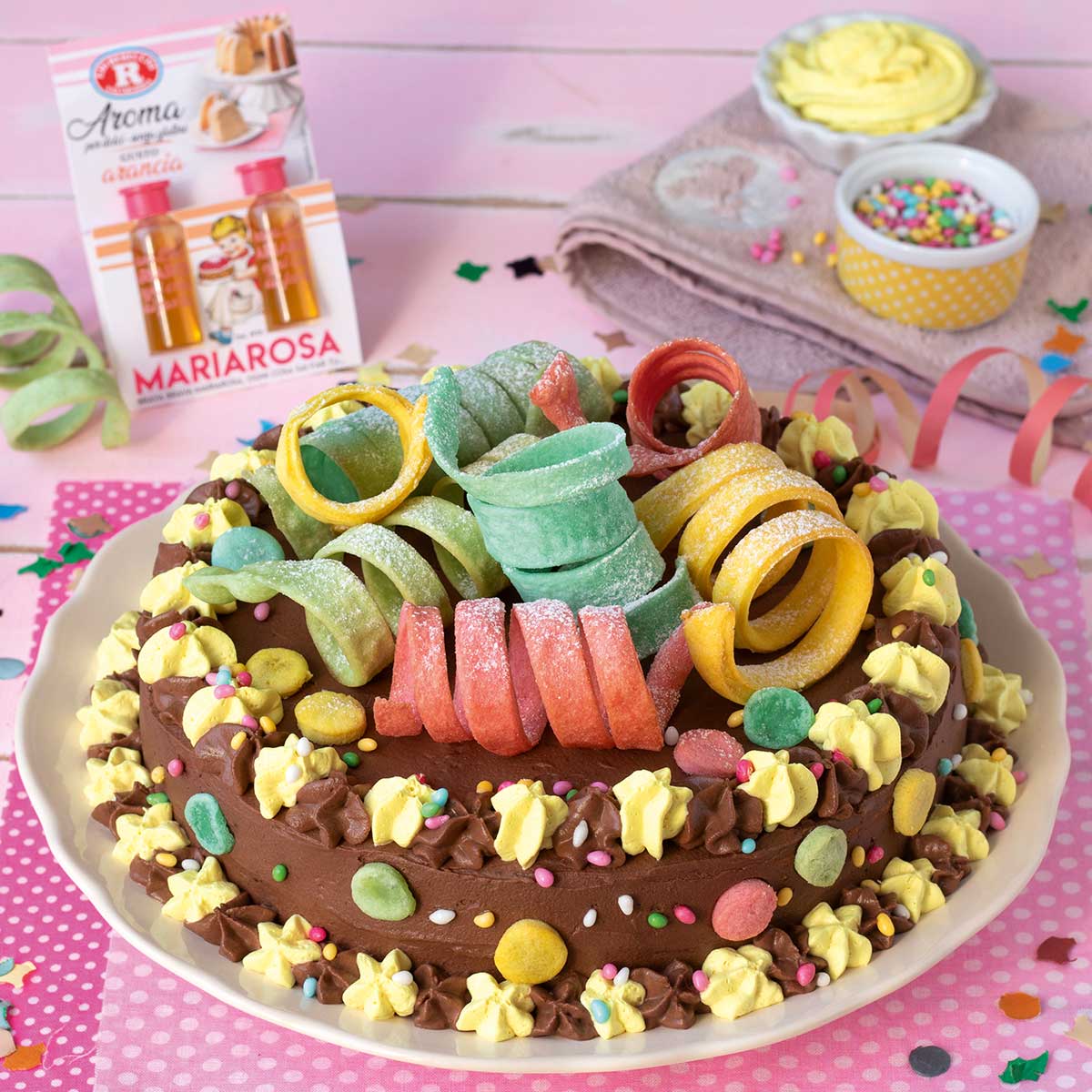 Torta di carnevale