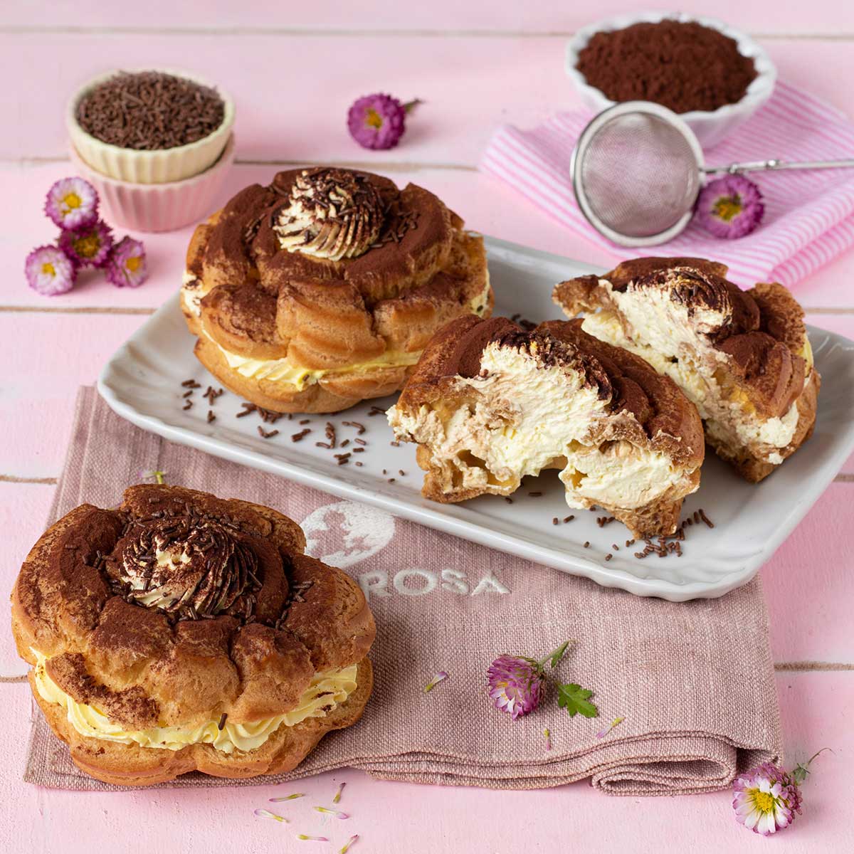 Zeppole tiramisù