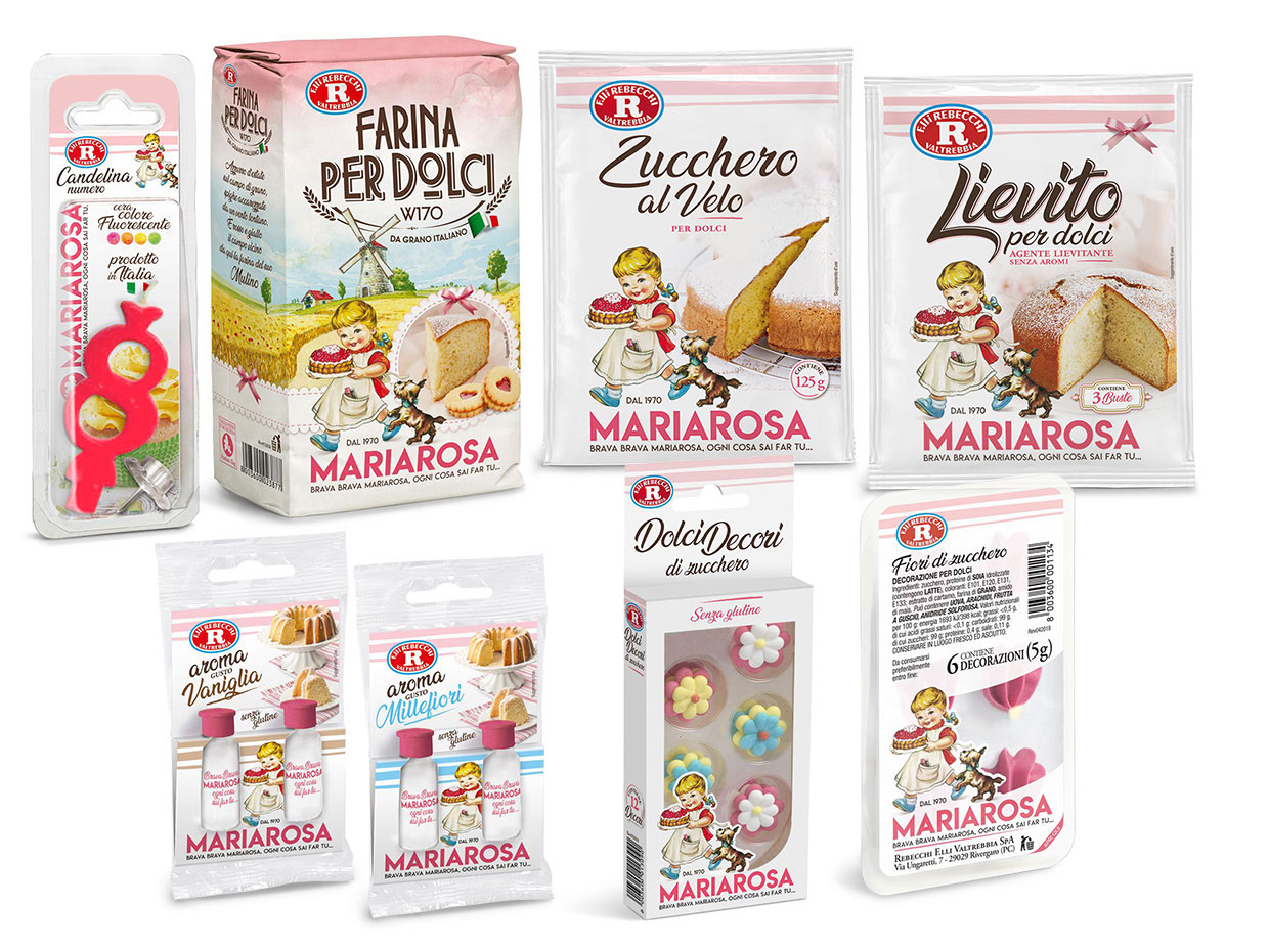 I prodotti Mariarosa che occorrono per realizzare la ricetta Chiffon Cake