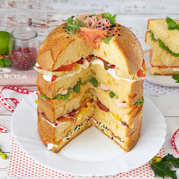 Panettone gastronomico salato invernale