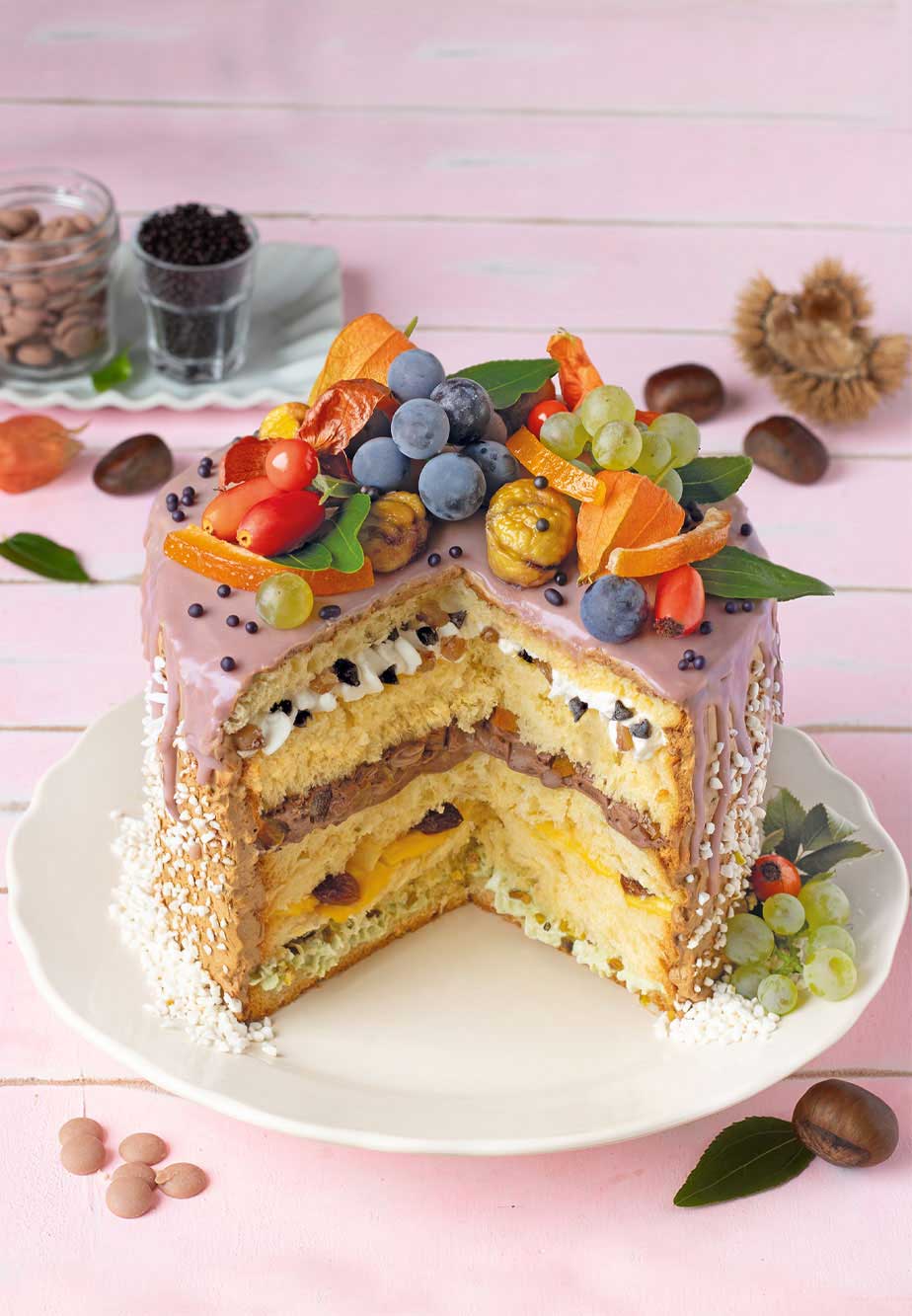 Panettone gastronomico dolce autunnale