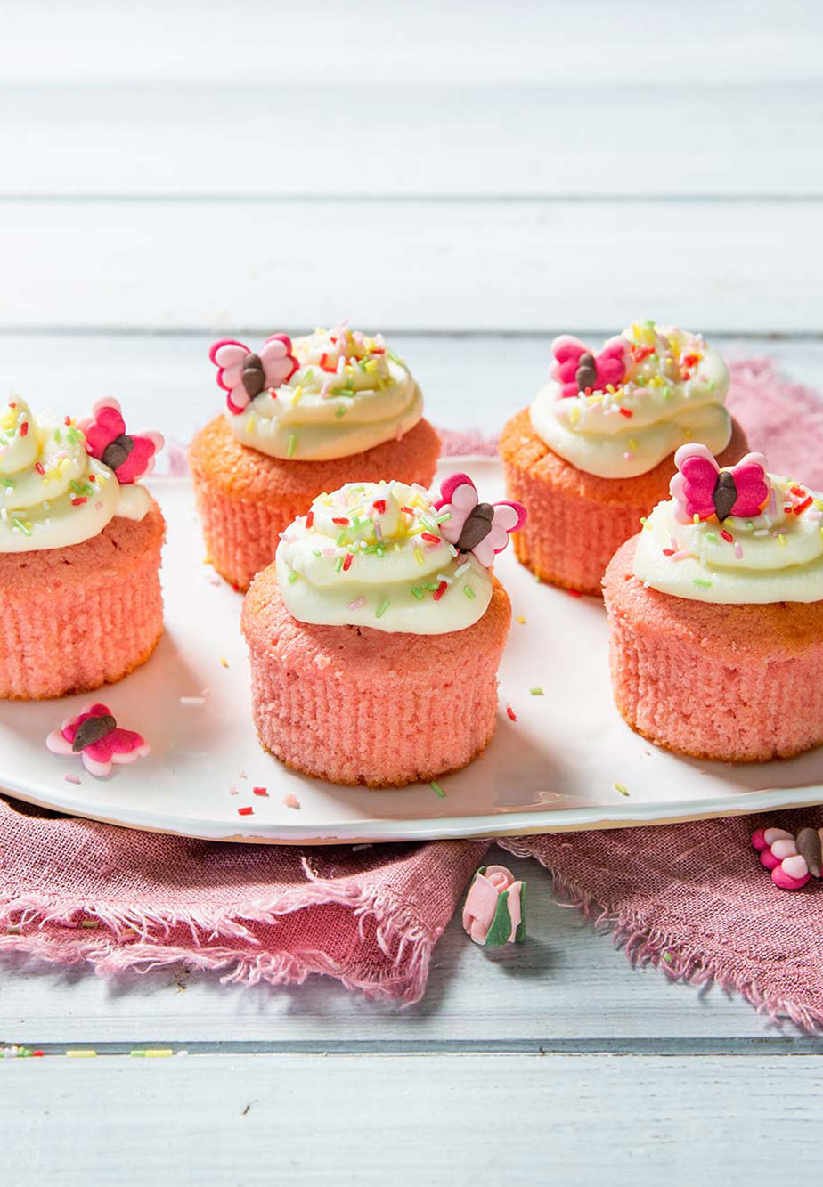 Pink cupcake
