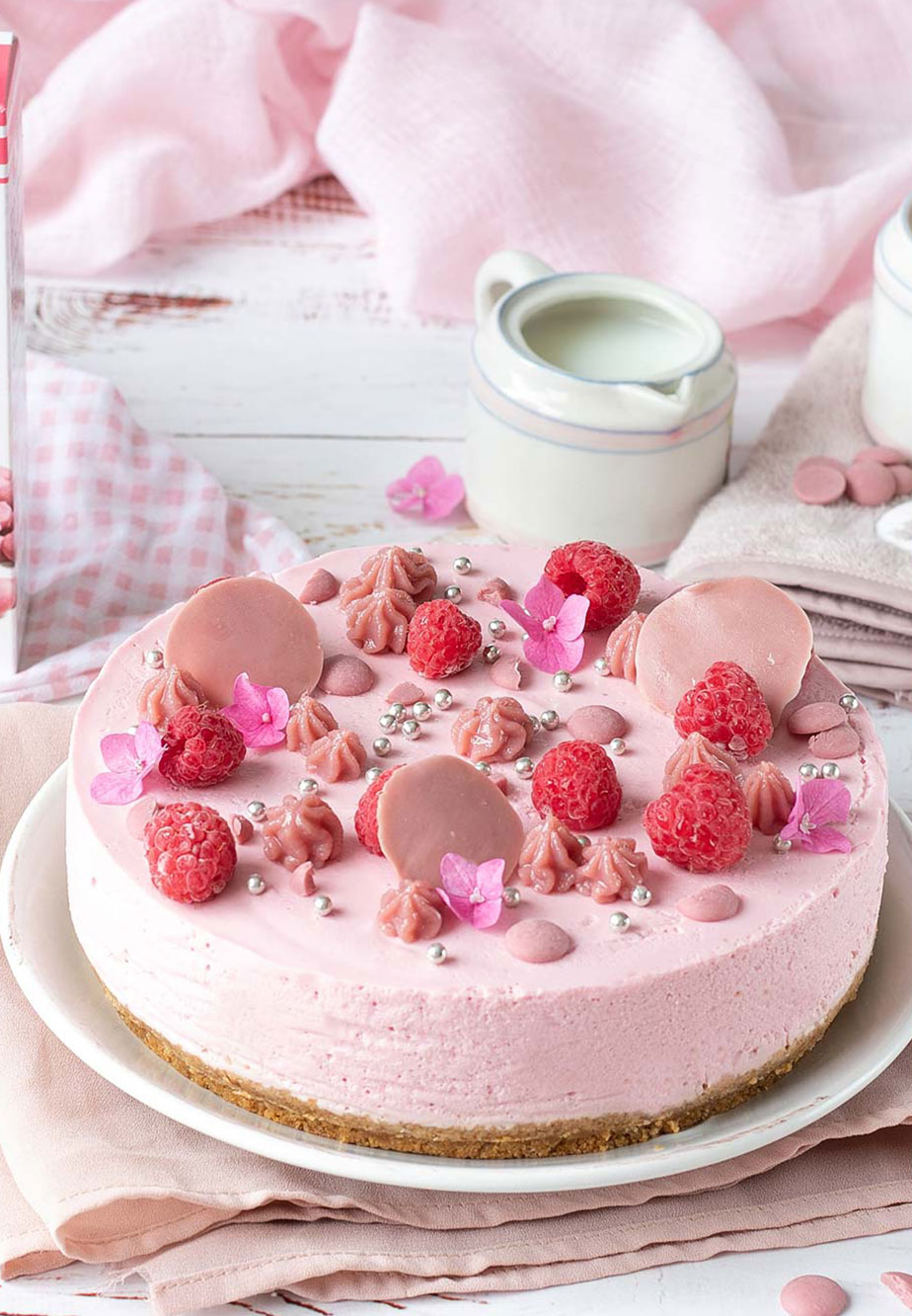 Cheesecake al lampone e cioccolato RUBY