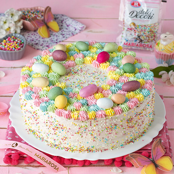 Torta di Pasqua decorata
