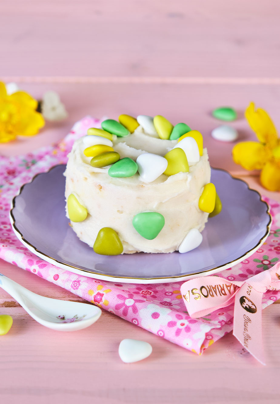 Tortino con crema al burro e Novolina