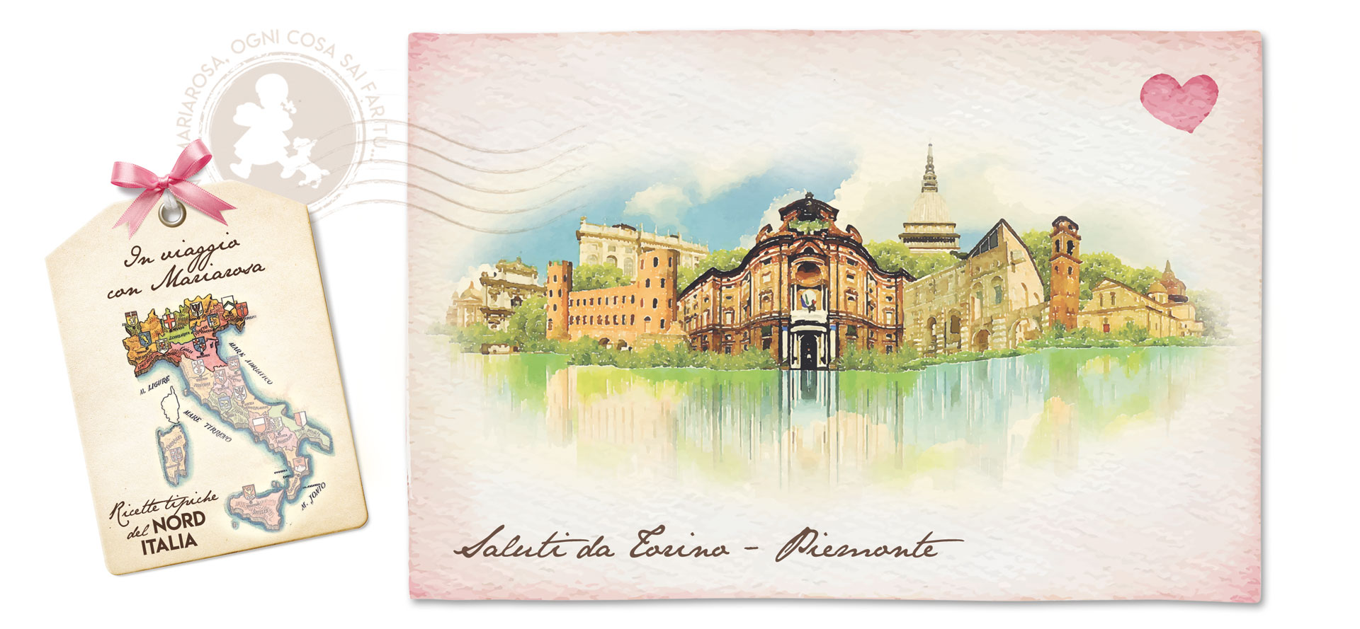 Cartolina Piemonte