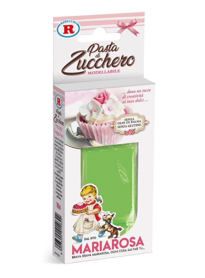 Pasta di zucchero verde