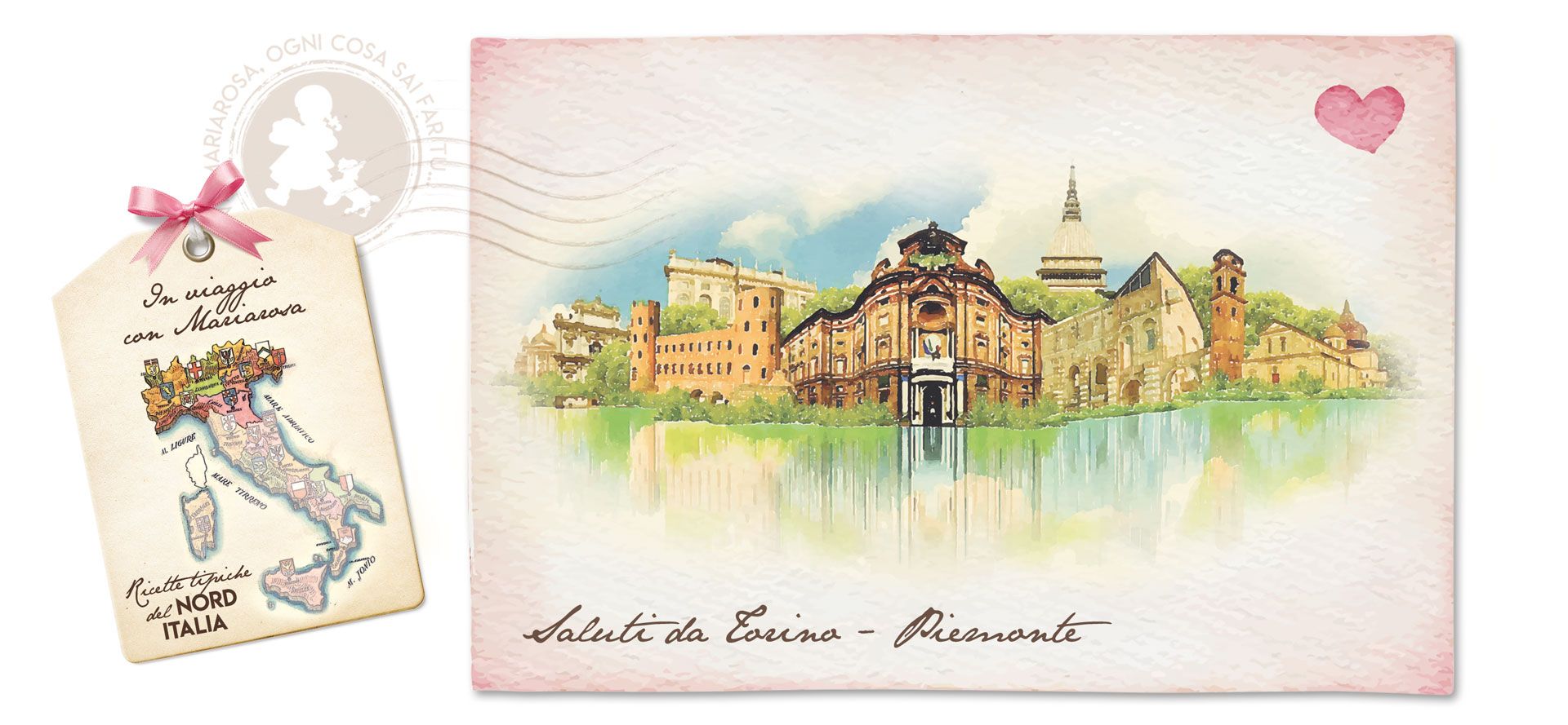 Cartolina Piemonte