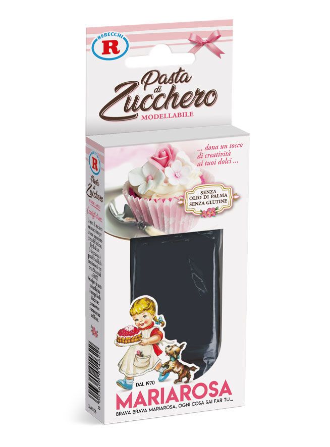 Pasta di zucchero nera