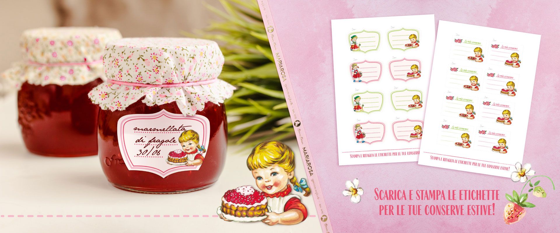 Banner download etichette