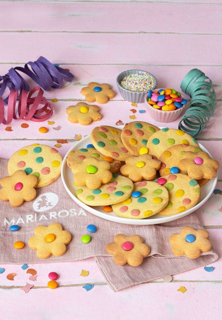 Biscotti coriandoli e fiorellini