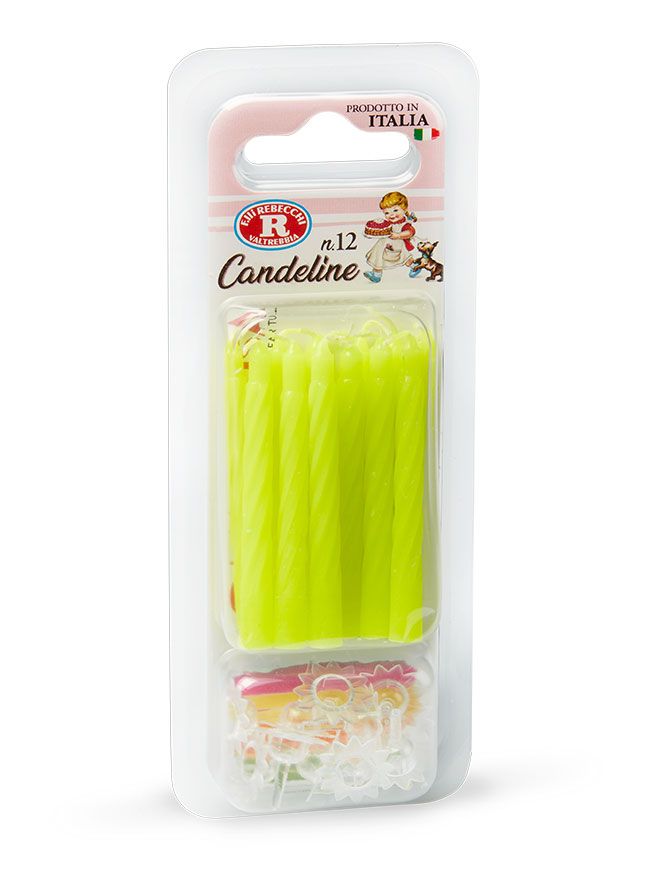 Candelina Fluo Giallo