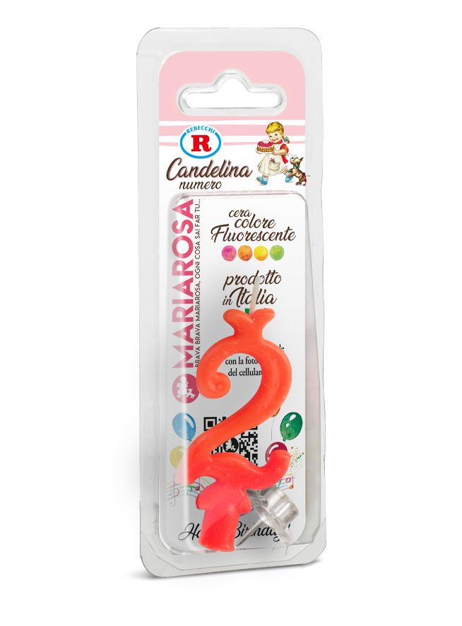 Candelina Fluo Arancione