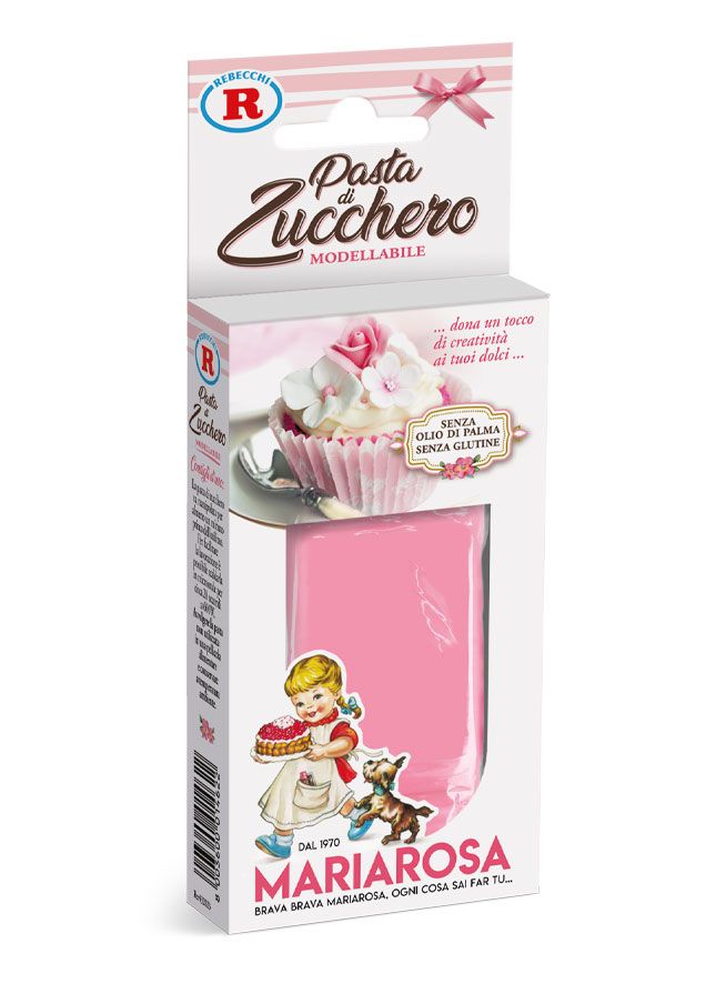 pasta di zucchero rosa