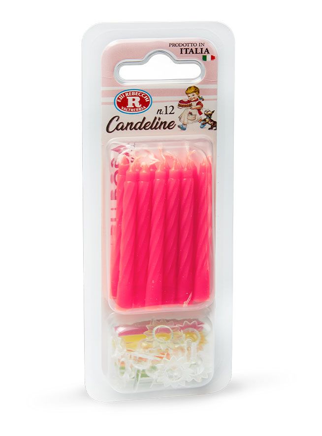 Candelina Fluo Rosa