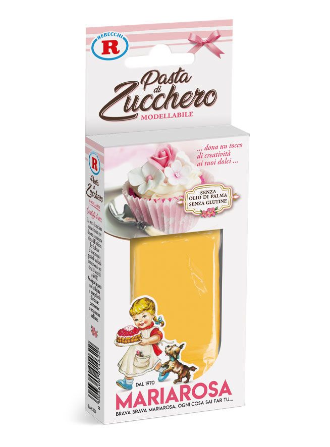 Pasta di zucchero gialla